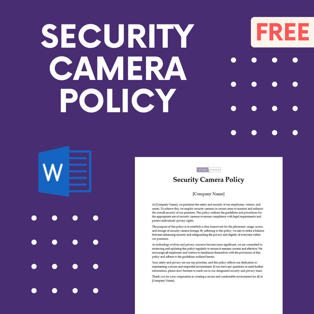Security Camera Policy